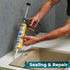 Aquarium Silicone Sealant Clear 10.5 fl oz, 100% Clear, Solvent Free, Safe for Fresh and Saltwater, Rapid Curing