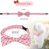 BWOGUE Plaid Dog Bow Ties - 10pcs Adjustable Bowties for Small Medium Large Dogs and Cats