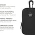1FL OZ Touchland Touchette Zippered Pouch, Attachable Fashion Accessory with Snap Hook for Power Mist and Glow Mist