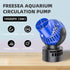 1050 GPH Aquarium Circulation Pump Wave Maker Power Head with magnetic mount Suction Blue
