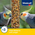 Vitakraft Crunch Sticks Golden Honey Flavor Bird Treat for Cockatiels (2 Sticks), 3.5 oz