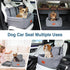 30lbs,Comfy Cover,2 WOOAIDAGG Dog Car Seat for Small Dogs Under & Safe Travel Bed with Washable Clip-On Safety Leashes