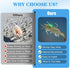 10pcs OROOTL Live Shrimp Hook, Luminous Shrimp Hooks Fishing Saltwater High Carbon Steel Fishing Hooks Barbed Live Bait