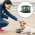 NCAA INDIANA HOOSIERS Collapsible Dog Travel Bowl, Food and Water Bowl for Dogs & Cats. Best Portable & Lightweight Leak-Proof Pet Bowl for Travel with Football Field & Pebble-grain design.