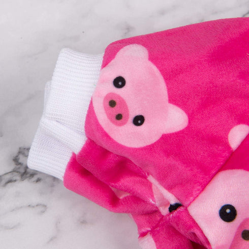 CuteBone Dog Christmas Pajamas - Soft Pjs Coat for Small Dogs & Cats - Comfy Pet Clothes Outfit Doggie Bodysuit P46S