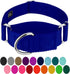 Country Brook Petz HossFit Jr Wide Martingale Dog Collar, Royal Blue, Medium