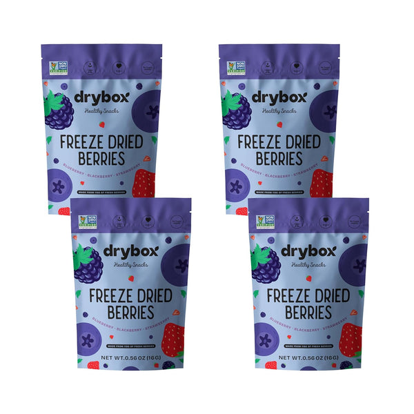 Drybox Freeze Dried Mixed Berries | 100% Natural Fruit | Freeze Dried