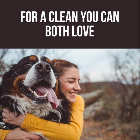 Natural Rapport Dog Shampoo - Complete Wash for All Breeds, 16 fl oz - The Only Dog Shampoo Dogs Need