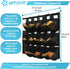 Get Out! Dugout Organizer for Helmets, Gloves, Bats - 15 Pocket Baseball Coaching Accessories with 7 Hooks