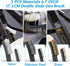 Universal Gun Cleaning Kit - 2 X 2 Inches Gun Cleaning Patches - 6 Inches Gun Cleaning Swabs - Reusable Form Swabs / 3 Pcs Gun Cleaning Brush, and A Silicon Gun Cloth Suitable for Most Gun Firearm