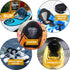 Universal Deluxe Kayak Seat Cushion with Storage Bag, 4 Adjustable Straps for Boat, SUP, Canoe, Rafting, Fishing