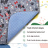 18x24 (Set 4) Caldwell's Pet Supply Co. Potty Pads, Washable Pee Pads for Dogs, Reusable Pee Pad for Dogs, Puppy Potty