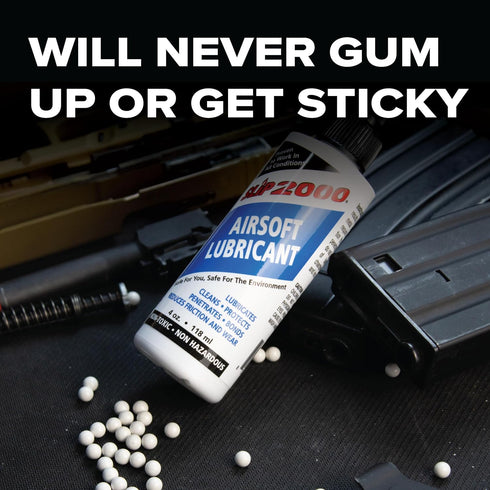 2000 Pack, 100% 1 oz. 4 oz. Slip Airsoft Lubricant Buddy Pure Synthetic, Reduces Friction and Wear, and Bottles, Metal