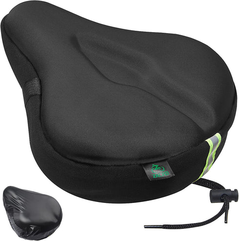 Zacro Bike Seat Cushion, Gel Padded Bike Seat Cover for Men Women, Compatible with Peloton