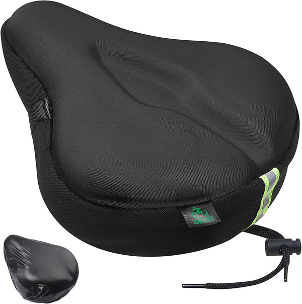 Zacro Bike Seat Cushion, Gel Padded Bike Seat Cover for Men Women, Compatible with Peloton