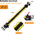 Survival Bracelets for Men - 5-in-1 Tactical Camping Gear Kits with Parachute Rope