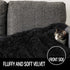 LOCHAS Luxury Fluffy Dog Blanket, Extra Soft Sherpa Fleece Pet Blankets for Dogs Cats, 30''x40'' Black