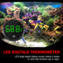 4pcs 0.9F ACEIRMC Fish Tank Digital Thermometer Accurate LED Display to Tank Thermometer Aquarium Temperature