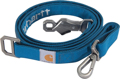 Carhartt Pet Durable Nylon Duck Leashes - Reflective Stitching for Visibility, Marine Blue, Large