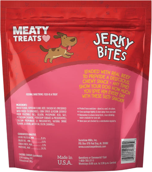 Jerky Bites Beef Flavor Soft & Chewy Dog Treats, 25-oz.