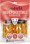Good ‘n’ Fit Twist Sticks Made with Real Venison, 15 Count, Highly Digestible Rawhide Chews