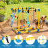 10 WLLEYAY Puppy Play Gym for Small Dogs with Hanging Toys, Removable Indoor Jungle Gym, PVC Frame with Adjustable