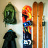Grassracks Nubbins Bamboo Flush Ski Wall Mount & Snowboard Rack