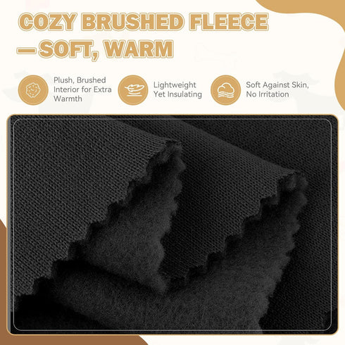 Waoduld Hole,Cozy Dog Sweaters,Security Dog Hoodie,Warm Brushed Fleece Sweatshirt with Hood & Pocket,Leash Cold Weather