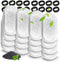 Cat Fountain Filters - 16 Filters with 16 Sponges Replacement for Stainless