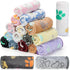 Chumia 18 Pcs Fleece Blanket for Puppy Dog Kitten Cat Pets, Cute Soft Warm Sleep Mat Cover (23 x 16 inch)