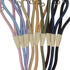 Lobster Snap Pet Leash 5FT, Strong Nylon Rope Dog Leash for All Breeds (Gold, 5ft *10mm)