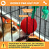 Fossa 4-in-1 Crate Entertaining Puzzle Chew Toy for Dogs, Upgrade Crate Training Aids, Food Treat Dispensing Toy