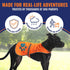 Reflective Dog Vest, Hi-Visibility Fluorescent Blaze Orange Vest to Protect Your Dog from Motorists & Hunting Accidents
