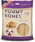 Loving Pets Yummy Bones, Peanut Butter Flavor Filled Bones for Medium/Large Dogs, 20-100+ lbs