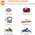 K&H Elevated Outdoor Dog Cot Bed, Raised Cooling Bed with Washable Mesh for Large Dogs, Heavy Duty Frame, Tan