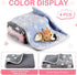 4 Pcs Waterproof Dog Blankets, 24 x 16 Inch Washable Puppy Blankets for Small Dogs, Reusable Pet Pee Pad, Multicolor