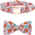 Rugby Dog Collar with Flower Bows, Adjustable Bowtie Pet Collar for X-Small Dogs