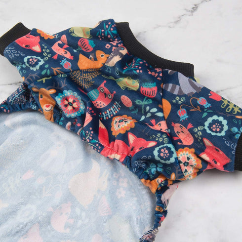CuteBone Small Dogs Outfit, Soft Puppy Onesies Pjs, Dog Pajamas, Pet Coat, Cat Apparel, Comfy Jumpsuit for All Seasons