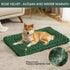 Wittop Pets,Cozy Dogs,30 20 inch,Green Washable Dog Bed Plush Orthopedic Outdoor Crate Mat with Non-Slip Bottom,Luxe