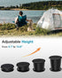 TRIPTIPS Upgrade Retractable Portable Toilet Travel Toilet Adjustable Height Camping Toilet Portable Potty for Adults