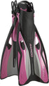 Phantom Aquatics Rapido Boutique Collection Adjustable Snorkel Fin with Carry Bag (Pink, ml/XL, 9-11)