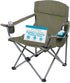 Internet's Best XL Padded Camping Folding Chair - Cooler Bag - Outdoor
