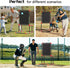 Set Baseball Strike Zone Target for Plastic Balls Compatible with Wiffle Ball and Blitzball Pitching Training Strike