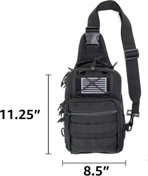 LINE2design Backpack Pack First Aid Sling - EMS Equipment Emergency Medical Supplies Tactical Range Shoulder Molle Bag