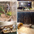 kathson 2PCS Thicker Cork Tile Background Bark, 11.6" L x 11.6" W for Reptile Tank Background