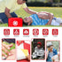 Travel-First Aid-Kit - Car-Home 300PCS Survival-Kit Outdoor-Adventure, Small Portable Red Emergency Essential Sets for