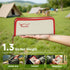 12-Inch (1.3Lbs), 180LB Folding Stool Camping Stool, Portable Folding Stool with Carrying Bag, Portable Chair Outdoor