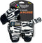 Spunky Pup Tough Plush Dog Chew Toys - Durable Triple-Layered Squeaker Toy for Medium to Large Dogs, Zebra