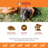 Simply Turkey Freeze-Dried Dog Treats, 4 oz by SOJOS