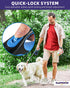 Retractable Dog Leash Add-On Accessory | Hand and Wrist Strap for Comfort and Better Control | Classic Blue